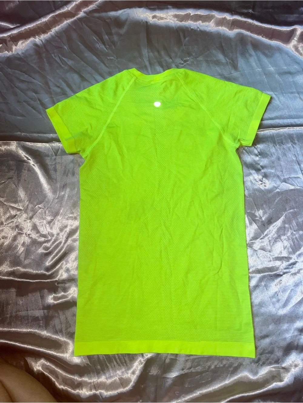 lululemon athletica Neon Lime Short Sleeve Performance Tee
